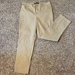 Gloria Vanderbilt Tan Straight Leg Pants Classic Design
